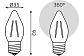 Лампа светодиодная филаментная Gauss E27 11W 2700K прозрачная 103802111 - фото №2