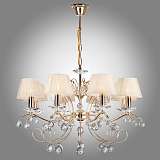 Люстра Eurosvet 10058/8 золото/прозрачный хрусталь Strotskis