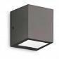 Уличный настенный светильник Ideal Lux Twin AP1 Small Antracite - фото №1