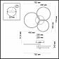 Потолочный светодиодный светильник Odeon Light Ringgi 3970/76L - фото №2