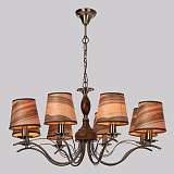 Люстра Eurosvet 60027/8 античная бронза