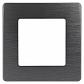 Рамка 1-постовая ЭРА 12 сатин антрацит 12-5101-05 Б0052503 - фото №1