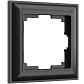 Рамка на 1 пост Werkel Fiore черный матовый W0012208 4690389160332 - фото №1