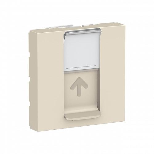 Лицевая панель RJ45 одиночная без коннектора Schneider Electric Unica Modular NU941144