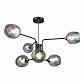 Потолочная люстра IMEX MD.3564-6-S BK+CH - фото №1
