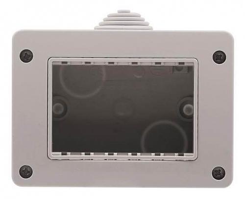 Коробка для накладного монтажа 3-модульная ABB Zenit IP40 2CLA339110N1101
