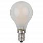 Лампа светодиодная филаментная ЭРА E14 7W 2700K матовая F-LED P45-7W-827-E14 frost Б0027956 - фото №1