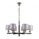 Подвесная люстра Elvan LU-39320/6-E14-BrBlWh