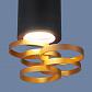 Потолочный светильник Elektrostandard DLN102 GU10 черный/золото a047747 - фото №2