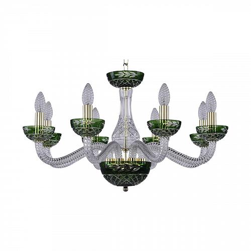 Подвесная люстра Bohemia Ivele 1309/8/240 G Cl/Clear-Green/H-1J