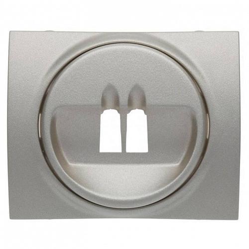 Лицевая панель Legrand Galea Life розетки акустических систем алюминий 771300