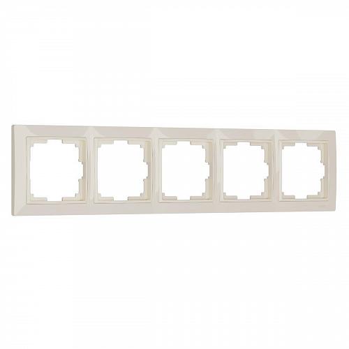 Рамка Werkel Snabb Basic на 5 постов слоновая кость W0052003 4690389161469