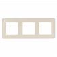 Рамка 3-постовая ЭРА 12 сатин слоновая кость 12-5103-02 Б0052520 - фото №1