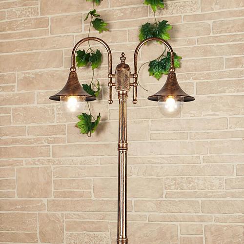 Садово-парковый cветильник Elektrostandard Saga F/2 GL 1020F/2 4690389115608