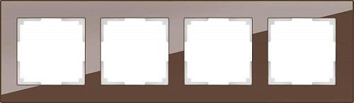 Рамка Werkel Favorit на 4 поста мокко WL01-Frame-04 4690389063770