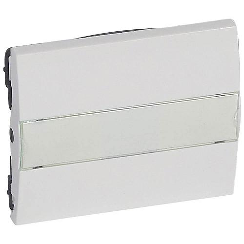 Клавиша Legrand Galea Life выключателя с индикацией держателем этикетки белая 777017