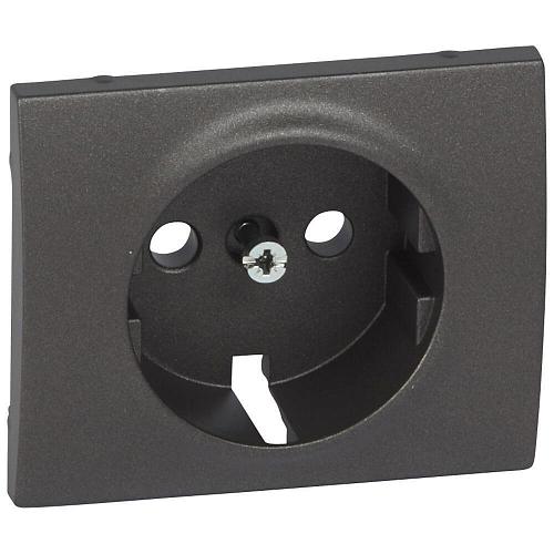 Лицевая панель Legrand Galea Life розетки 2К+З темная бронза 771220