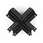 Коннектор X-образный для встраиваемого шинопровода Ambrella light Track System Magnetic GL3358 - фото №1