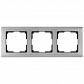 Рамка Werkel Metallic на 3 поста глянцевый никель WL02-Frame-03 4690389045929 - фото №1