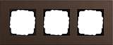 Рамка 3-постовая Gira Esprit Lenoleum-Multiplex коричневый 0213223