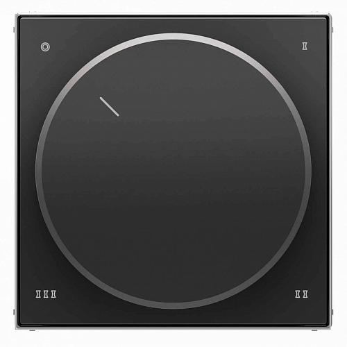 Лицевая панель ABB Sky переключателя на 4 положения чёрный бархат 2CLA855400A1501