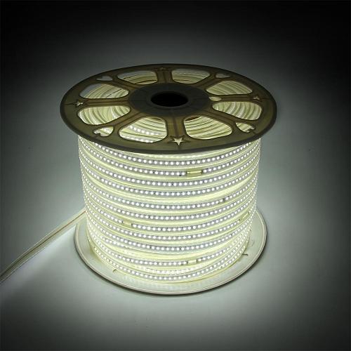 Светодиодная влагозащищенная лента OGM 8W/m 120LED/m 2835SMD теплый белый 50M SL-60