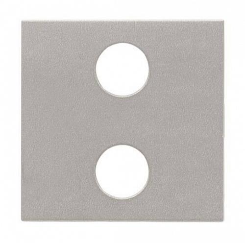 Лицевая панель ABB Zenit сенсора двухклавишного серебро 2CLA222120N1301