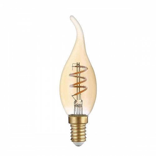 Лампа светодиодная филаментная Hiper E14 5W 2200K янтарная HL-2209