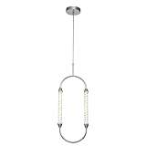 Подвесной светодиодный светильник Indigo Ellisse 14005/1P Chrome V000027L