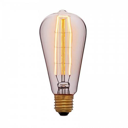 Лампа накаливания E27 40W золотая 053-563