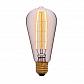 Лампа накаливания E27 40W золотая 053-563 - фото №1