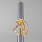 Подвесной светодиодный светильник Eurosvet Lance 50191/1 LED матовое серебро/матовое золото - фото №3