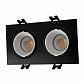 Встраиваемый светильник Denkirs DK3072-BK+WH - фото №1