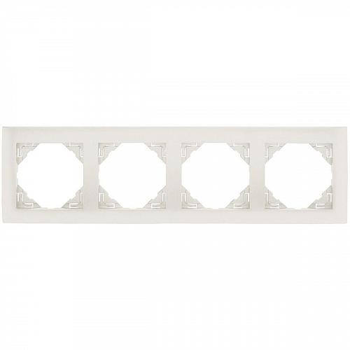 Рамка 4-постовая Efapel Logus 90 Aquarella лед 90940 TGE
