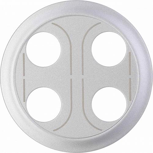 Лицевая панель Legrand Celiane розетки двойной Banana белая 068232