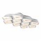 Потолочная светодиодная люстра iLedex Flying FS-012-X10 240W WH - фото №4