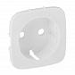 Лицевая панель Legrand Valena Allure розетки с/з с зажимами белая 755255 - фото №1
