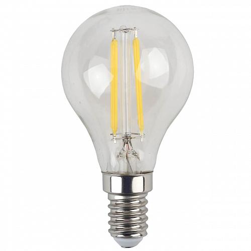 Лампа светодиодная филаментная ЭРА E14 7W 4000K прозрачная F-LED P45-7W-840-E14 Б0049891