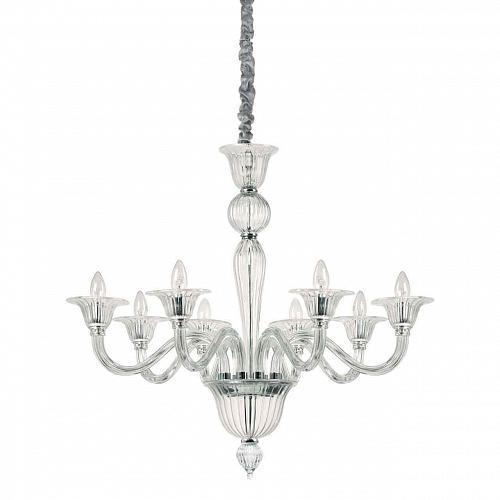 Подвесная люстра Ideal Lux Brigitta SP8 Trasparente 199382