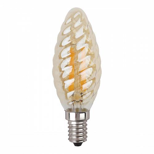 Лампа светодиодная ЭРА E14 9W 2700K золотая F-LED BTW-9W-827-E14 gold Б0047011