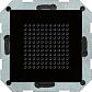 Динамик Gira System 55 радиоприемника RDS черное стекло 228205 - фото №1