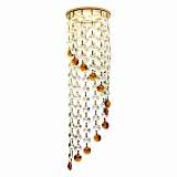 Встраиваемый светильник Ambrella light Crystal K3440 CL/BR/G