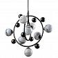 Подвесная люстра Crystal Lux Salvadore SP8V Black Chromium - фото №3
