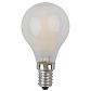 Лампа светодиодная филаментная ЭРА E14 5W 4000K матовая F-LED P45-5W-840-E14 frost Б0027930 - фото №1