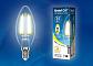 Лампа светодиодная филаментная Uniel E14 7,5W 3000K прозрачная LED-C35-7,5W/WW/E14/CL GLA01TR UL-00003245 - фото №2