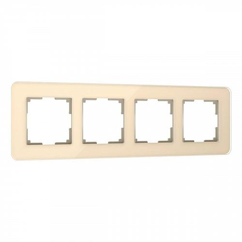 Рамка Werkel Elite на 4 поста айвори W0042443 4690389180811