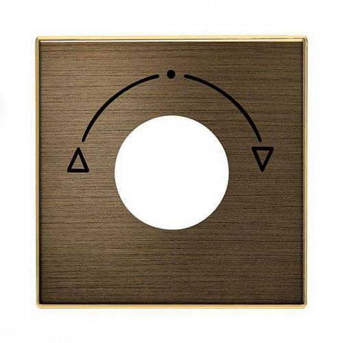 Лицевая панель ABB Sky выключателя с ключом на 3 положения античная латунь 2CLA855310A1201