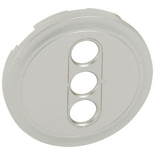 Лицевая панель Legrand Celiane розетки аудио/видео RCA титановая 068513