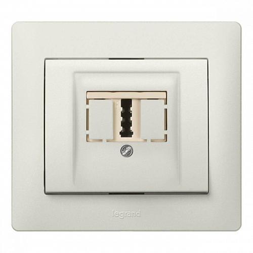 Лицевая панель Legrand Galea Life розетки TDO перламутр 771547