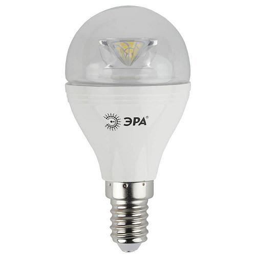 Лампа светодиодная ЭРА E14 7W 2700K прозрачная LED P45-7W-827-E14-Clear Б0020549